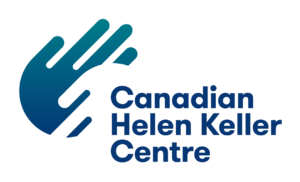Canadian Helen Keller Centre with hands over hand.